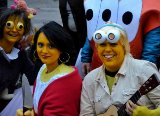 Los Simpsons en el Carnaval de Alcalá 2016