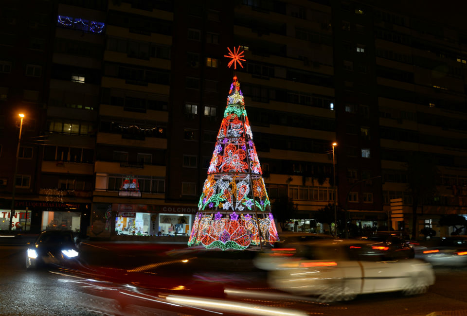 Rotonda de Navidad en Alcalá