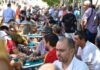 El mus toma la Plaza de Palacio en un martes de Ferias con más de 500 jugadores