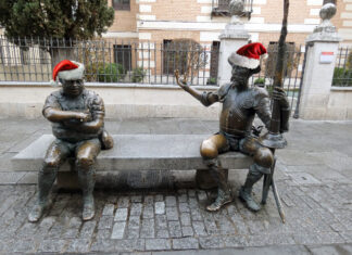 Don Quijote y Sancho Panza Navidad 2024