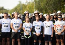 Alcalá se vuelca con sus bomberos en la Carrera Memorial del 50 aniversario