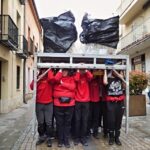 Ensayo del paso de Semana Santa de la Hermandad Columna y Lágrimas de Alcalá de Henares Hermandad Columna y Lágrimas de Alcalá de Henares