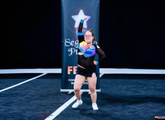 Clara Escobar, la cheerleader alcalaína que desafía todos los límites con su tercer oro nacional