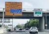 El nuevo carril Bus-VAO de la A-2 comienza su fase de pruebas por las tardes