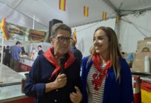 VOX llena su caseta de afiliados, barbacoa y músculo político en las Ferias de Alcalá