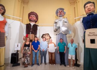 Don Quijote y Sancho rejuvenecen y el Barbero se hace gigante en las Ferias de Alcalá