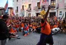 Selfie de las peñas en el ecuador de las Ferias y Fiestas 2026